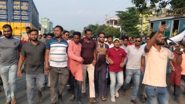 তারুণ্যের রাজনৈতিক অধিকার প্রতিষ্ঠায় শার্শা যুবদলের র‍্যালী